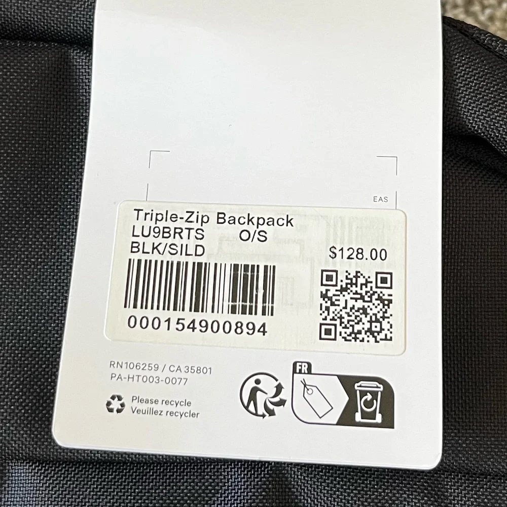 lululemon athletica Black Men's Backpack